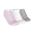 3-Pack Cotton Trainer Liners, Pink