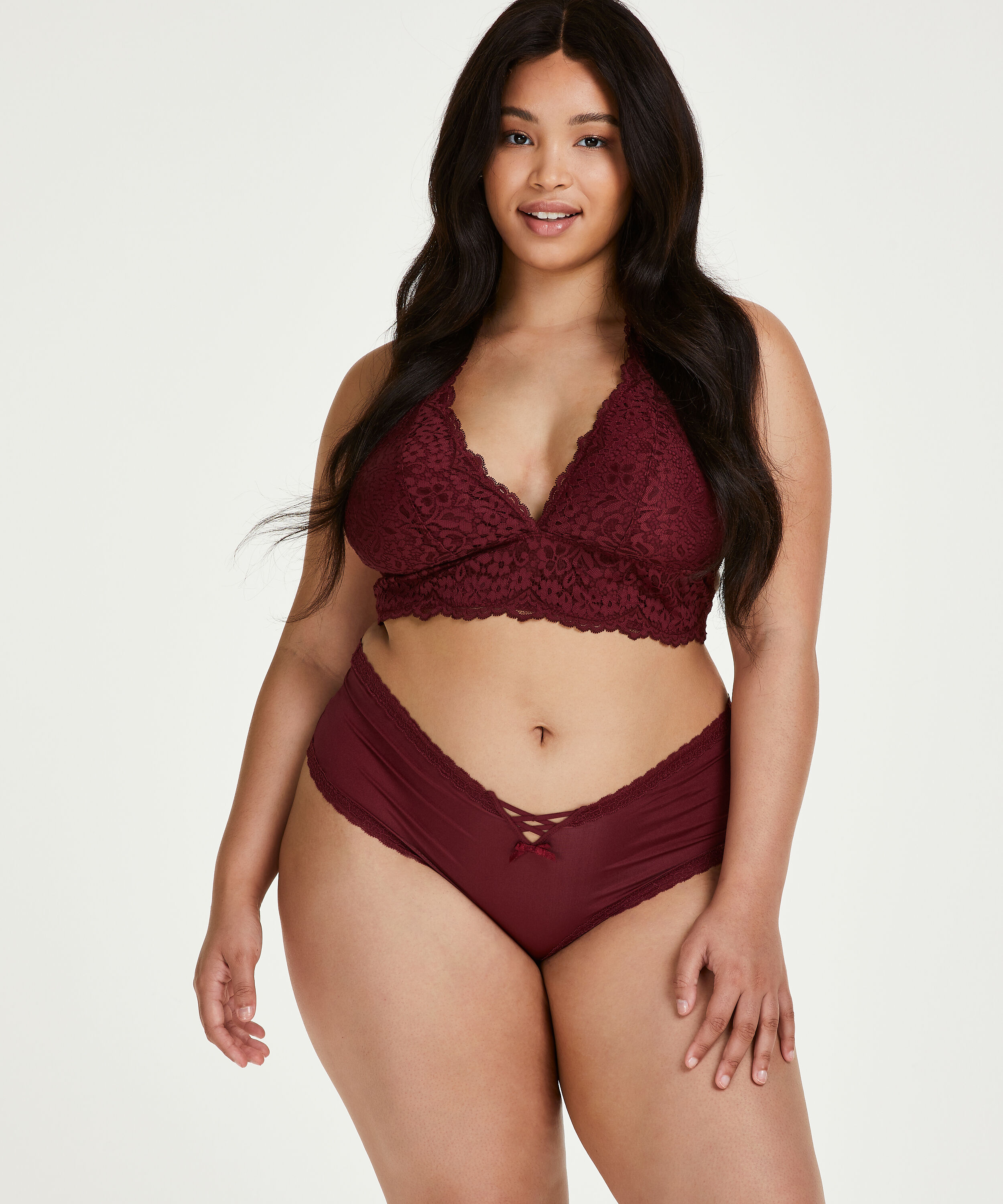 Vixen V-shaped Brazilian Curvy, Red