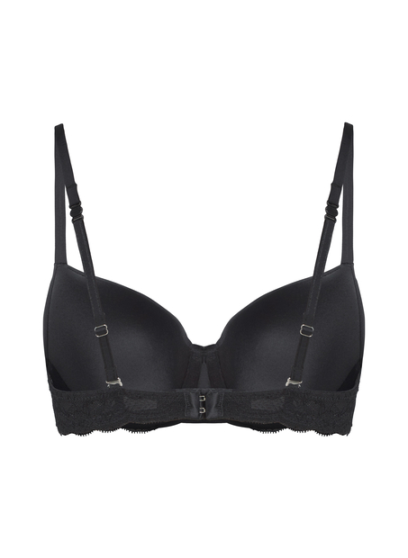 Angie Padded Underwired Bra, Black