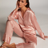 Satin Trousers, Pink
