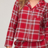 Flannel Pyjama Top, Red