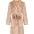 Robe Short Fleece, Beige