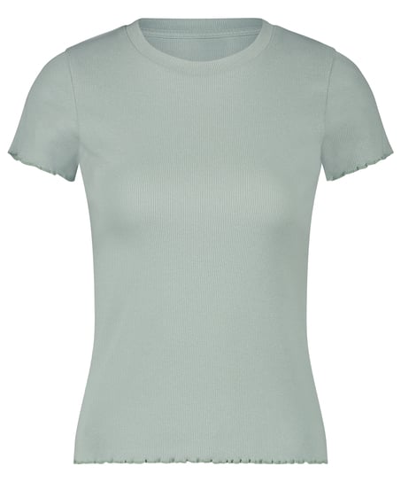 Short Sleeve Cotton Shirt, Green