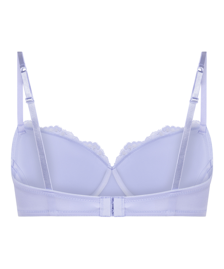 Lace & Shine Padded Underwired Bra, Purple