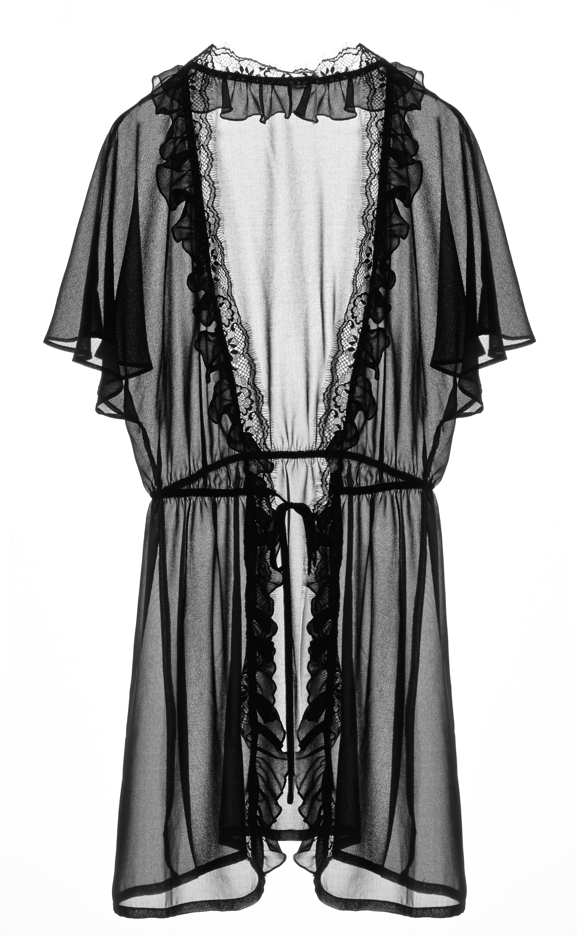 Dressing gown Fantasia, Black, main