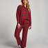 Flannel Pyjama Top, Red