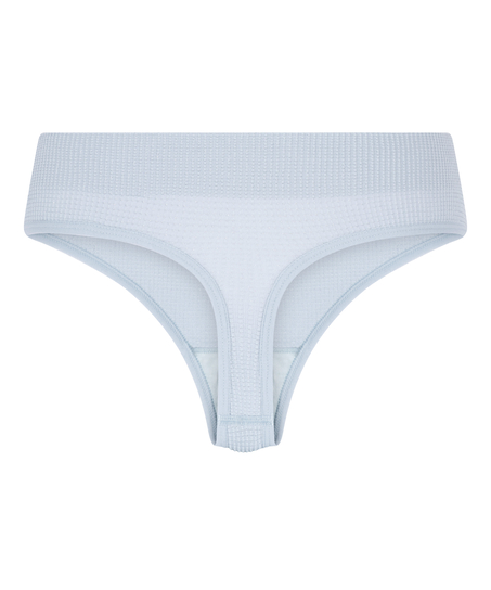 Dianne High Leg Thong, Blue