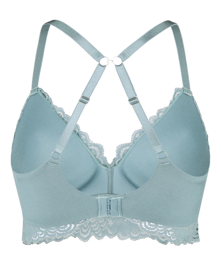 Andrea Padded Non-Wired Bra, Blue