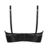 Glossy Mesh Bralette, Black