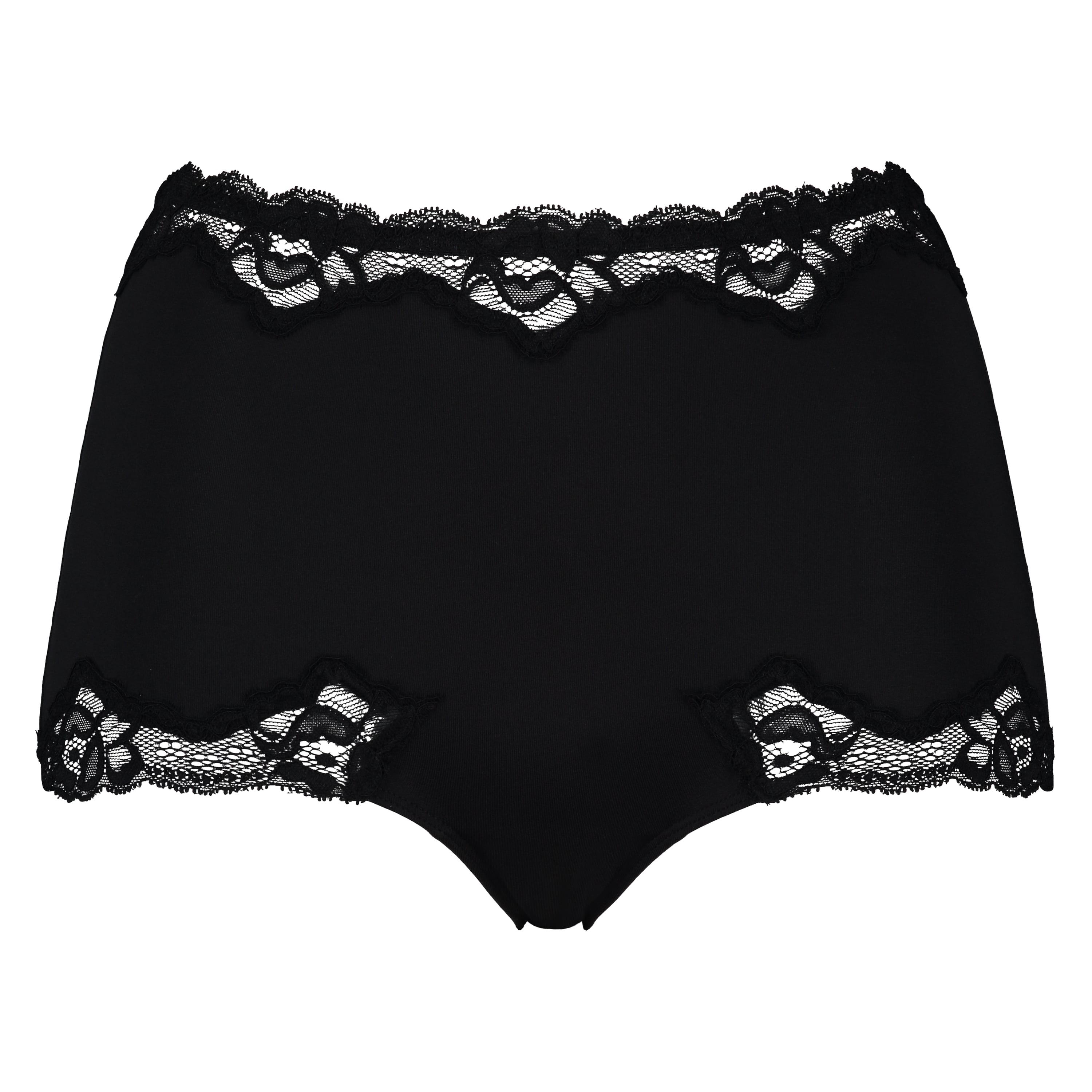 Secret Lace maxi rio briefs, Black, main