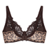 Diva Non-Padded Underwired Bra, Brown