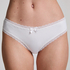 London V-shaped Brazilian, White