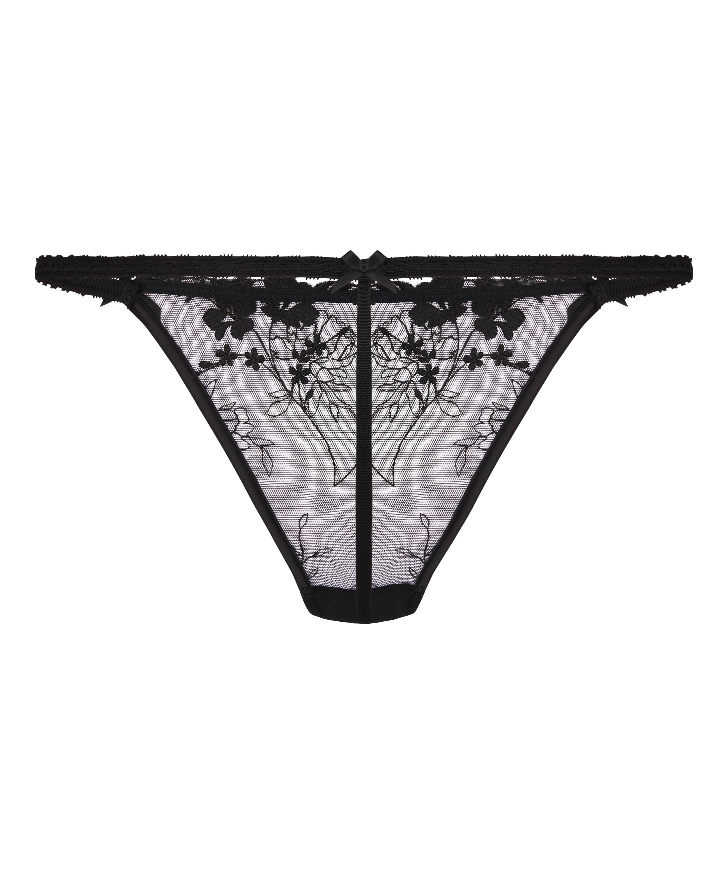 Peonie Highleg Thong, Black, main