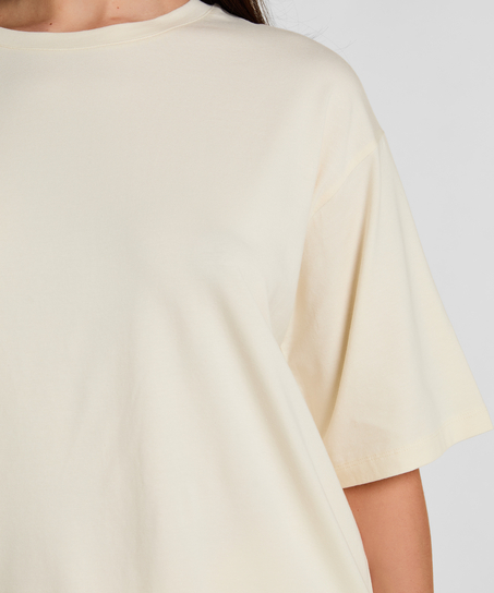 Pyjama Top Loose, White