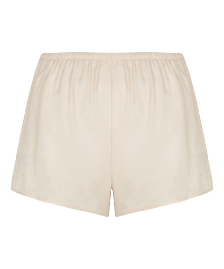 Ayla Satin Shorts, White