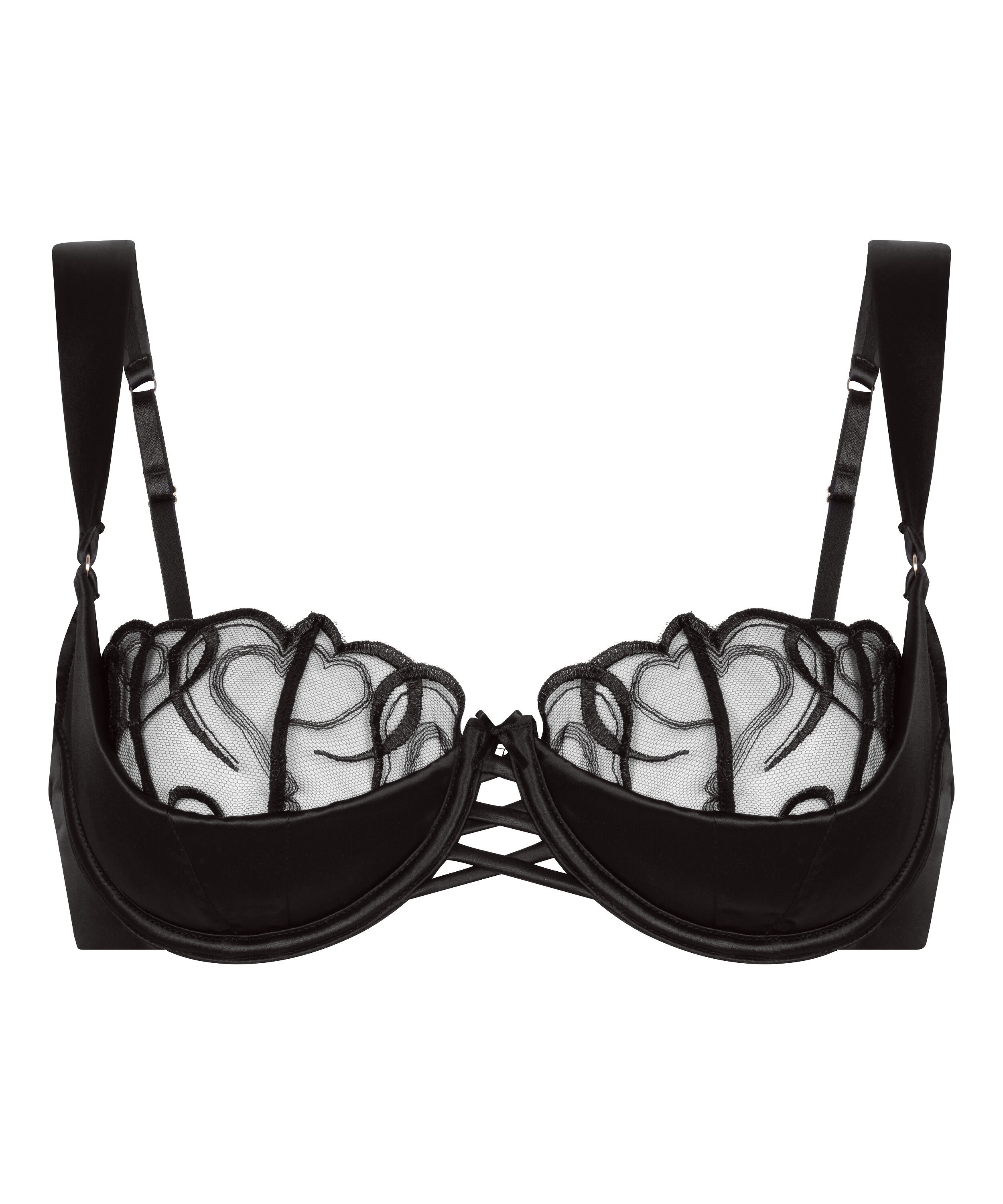 Olivia Non-Padded Underwired Bra, Black
