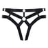 Athena Open Crotch Thong, Black