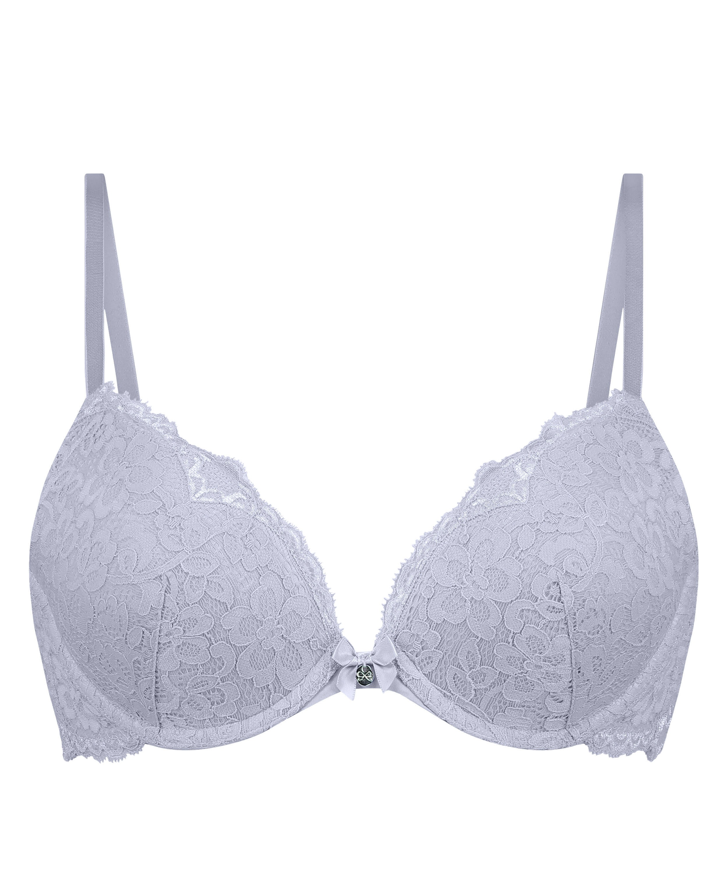 Marine Padded Push-Up Underwired Bra, Purple