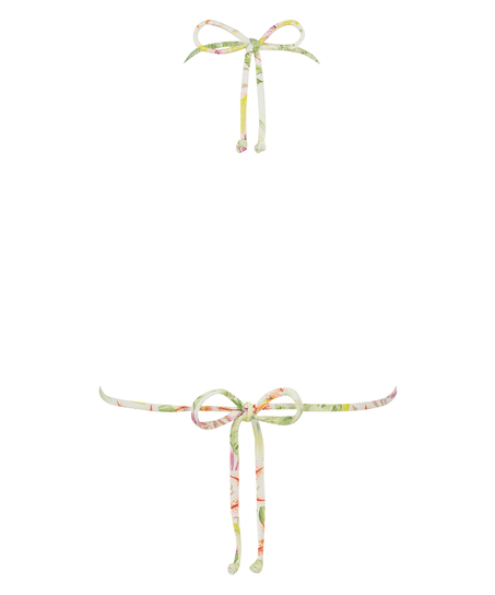 Tropics Triangle Bikini Top, White