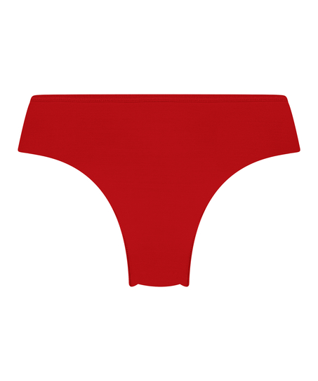 Invisible Lace Back Brazilian, Red