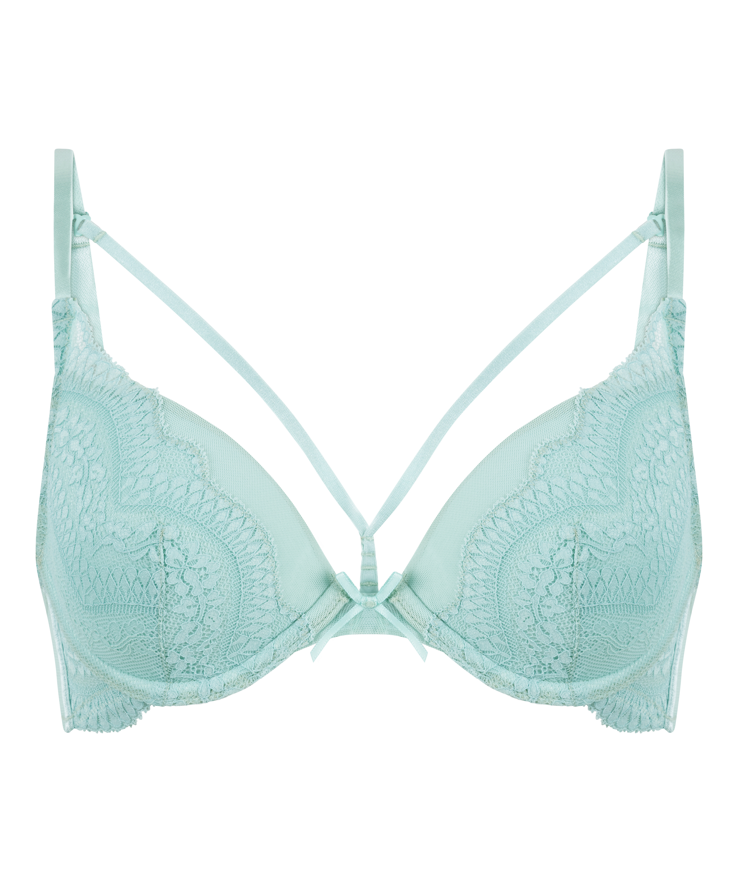 Ashley Padded Underwired Bra, Blue, main