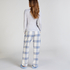 Tall Flannel Pyjama Pants, Blue