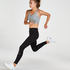 HKMX Run Baby Run Regular Waist Leggings, Black