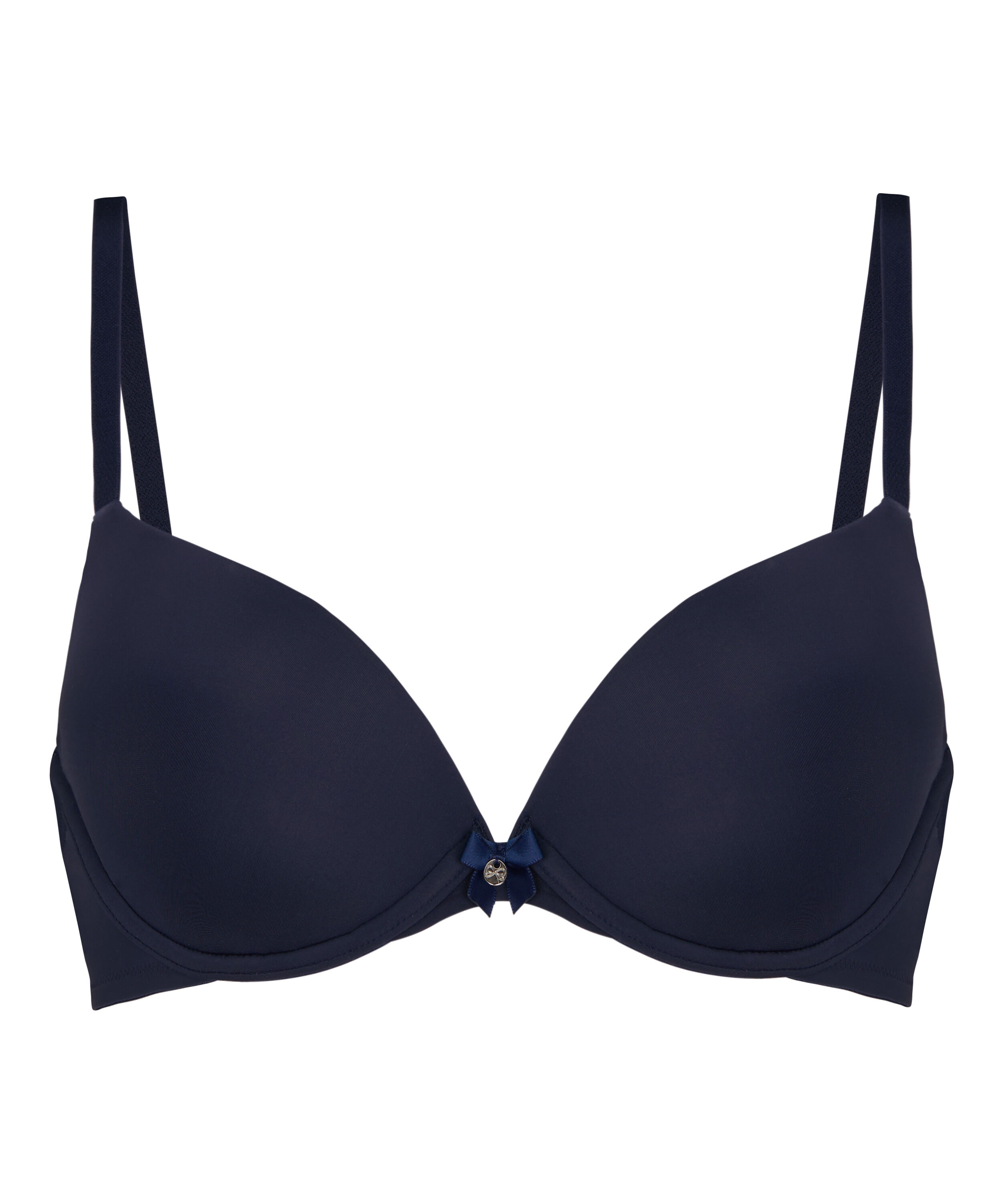 Plunge Padded Underwired Bra, Blue