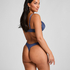 Marine Non-Padded Underwired Bra, Blue