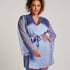 Satin Kimono, Blue