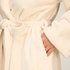 Robe Fluffy Fleece, White