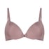 Plunge Padded Underwired Bra, Pink