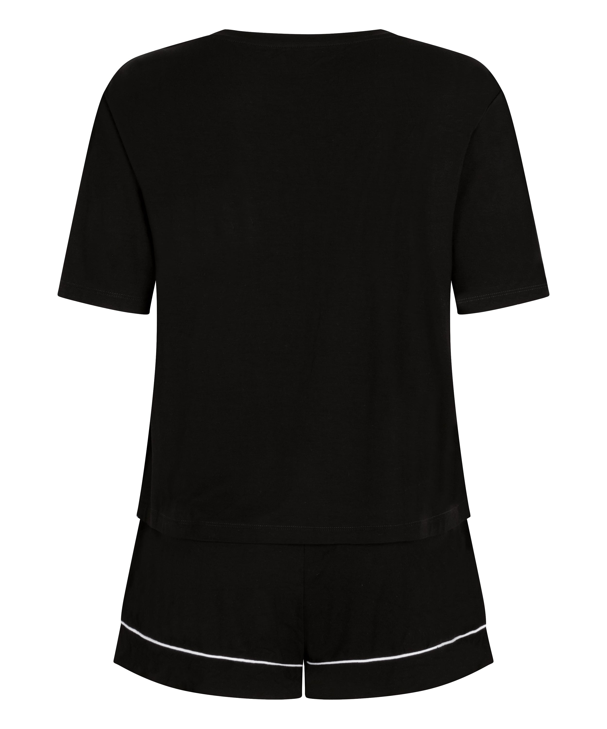 Pyjama Set Jersey Essential , Black, main