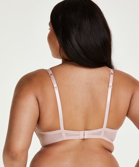 Yves padded underwired push-up bra, Beige