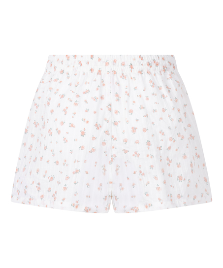 Pyjama Woven Shorts, White
