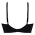 Jemima Padded Underwired Longline Push-Up Bra, Black