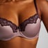 Lace & Shine Padded Underwired Bra, Purple