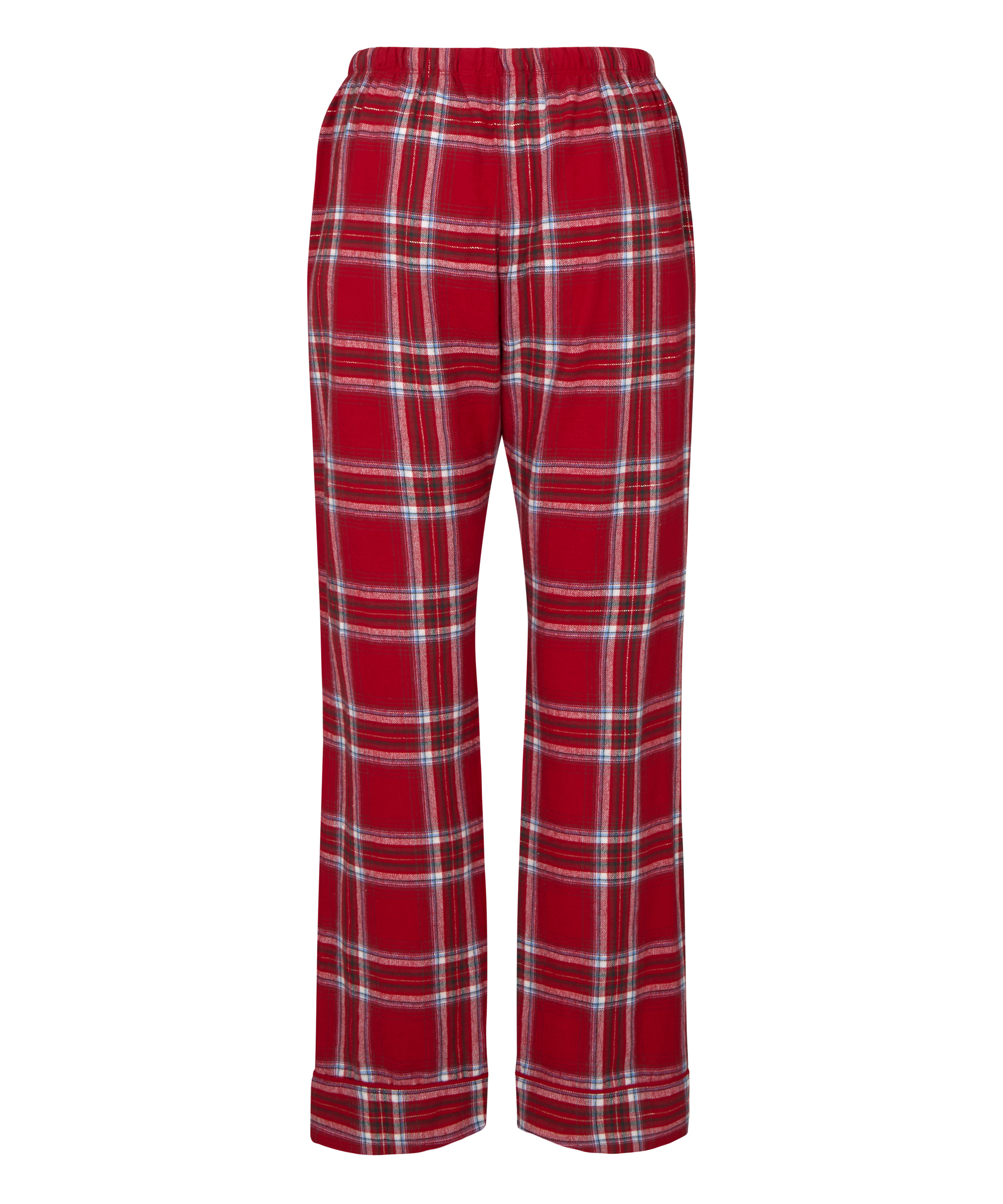 Tall Flannel Pyjama Pants, Red, main