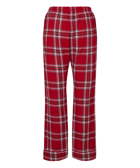 Tall Flannel Pyjama Pants, Red