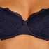 Marine Padded Underwired Bra, Blue