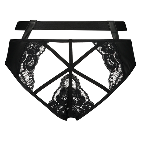 Venus open crotch brazilian, Black