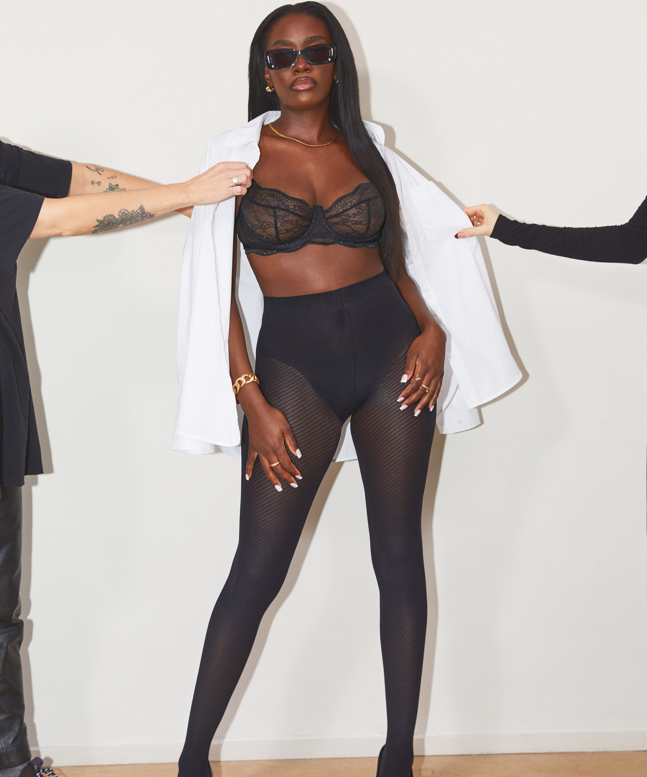 20 Denier Tights, Black