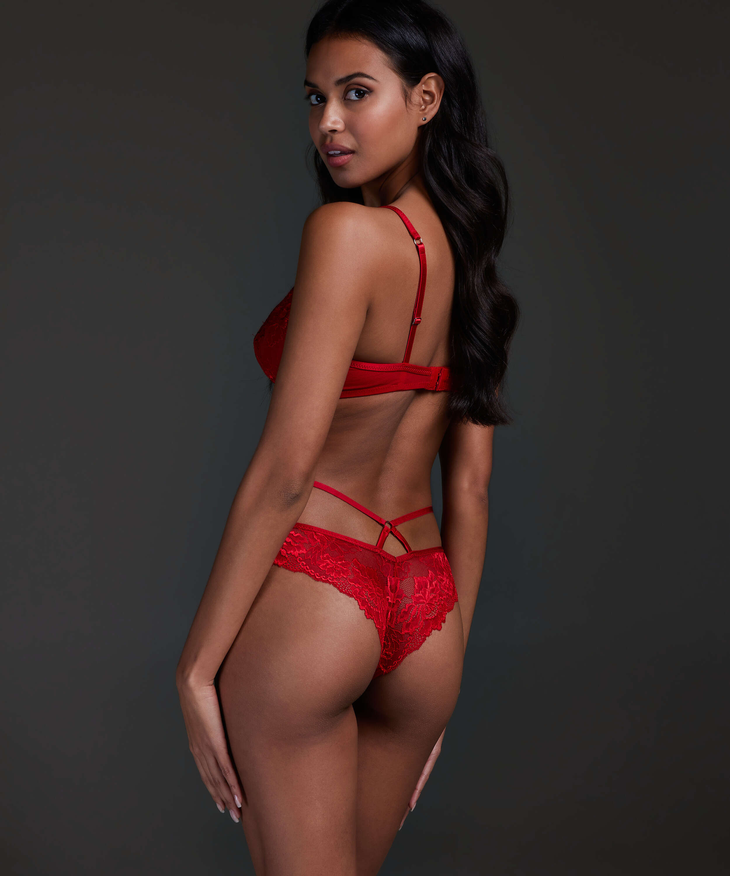 Sosha Brazilian with open crotch, Red, main