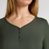 Longsleeved Pyjama Top Henley, Green