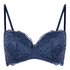 Marine Padded Underwired Bra, Blue