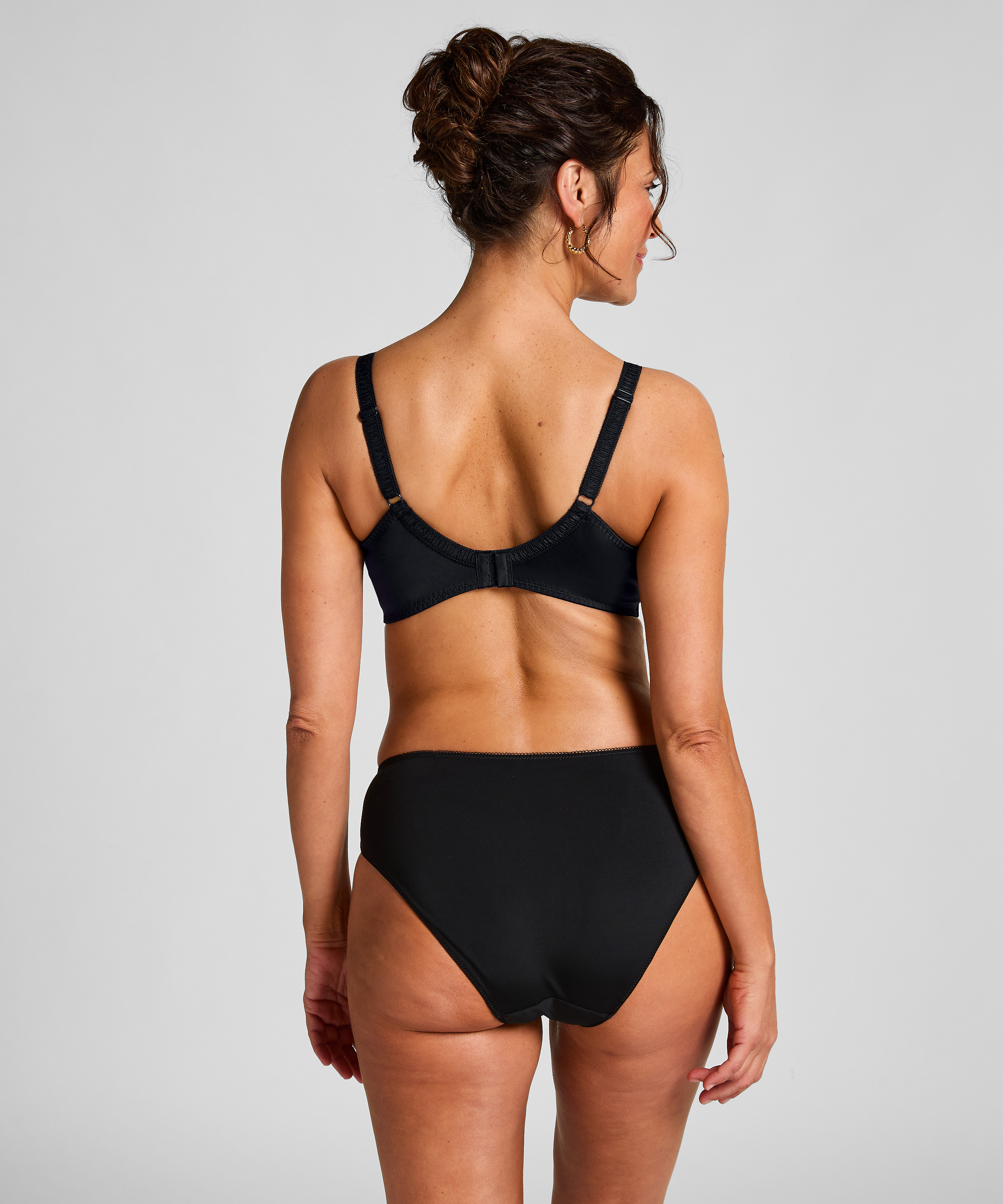 Diva High Knickers, Black, main