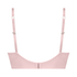 Andrea Padded Underwired Longline Bra, Pink