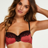 Lina Padded Underwired Bra, Red