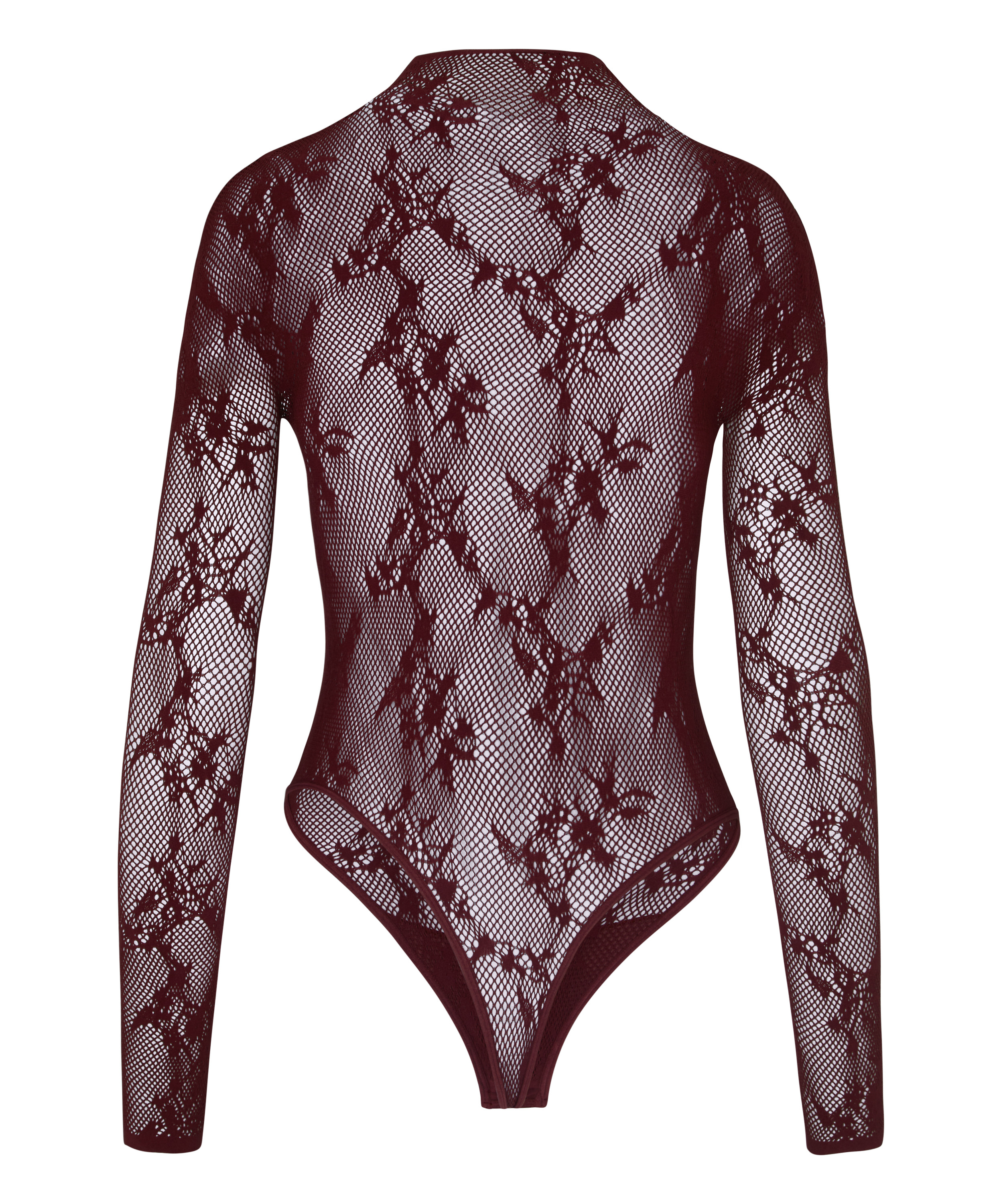 All Over Lace Body, Purple, main
