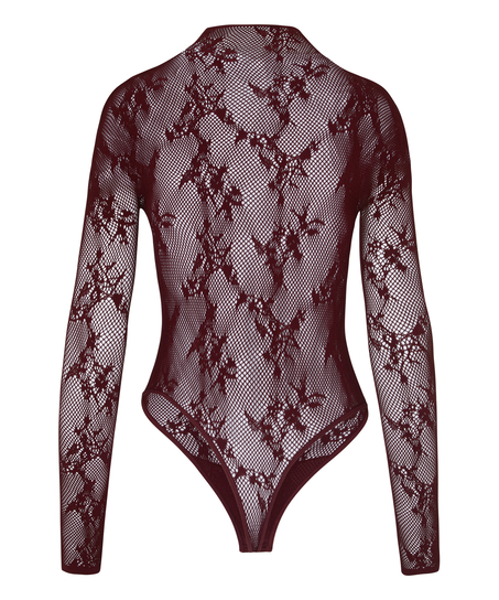 All Over Lace Body, Purple